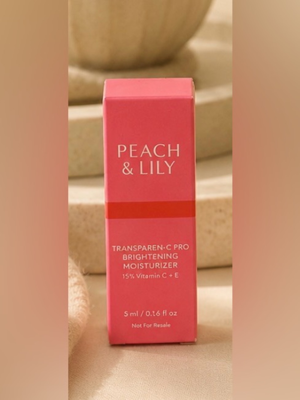 ☀️ 5/25 ☀️ Peach & Lily Transparen-C Pro Brightening Moisturizer .16 oz.